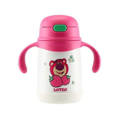 学饮保温杯-贪吃草莓熊