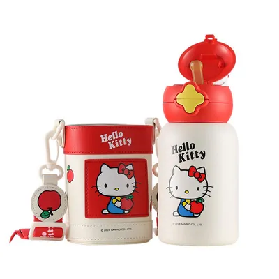 星辰双饮保温杯-公仔Hello Kitty