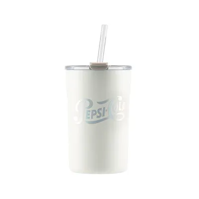 百事咖啡随手杯-渐变白