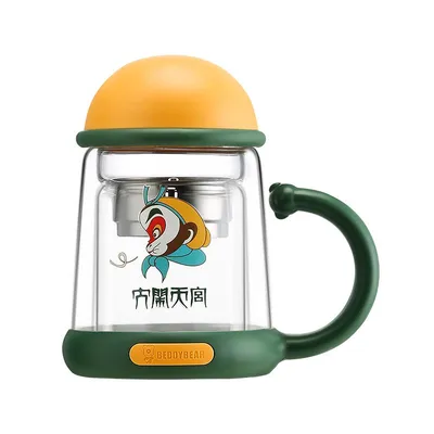 大圣绿色-双层玻璃杯